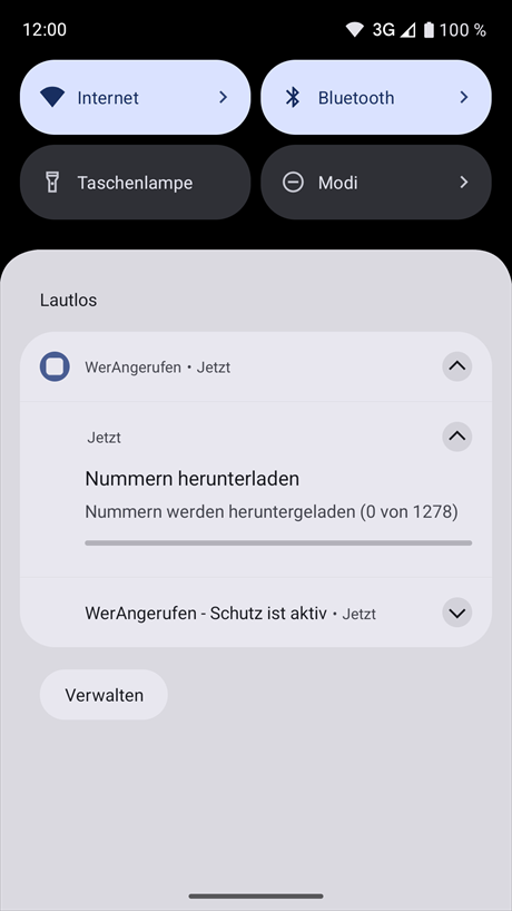 Download der Nummerndatenbank